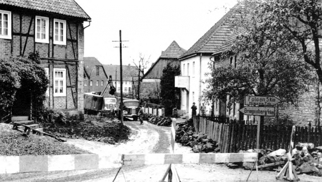 Bau der Kanalisation
