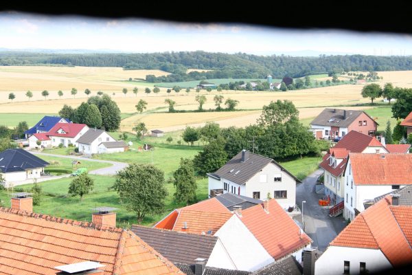 Blick vom Kirchturm nach Südosten