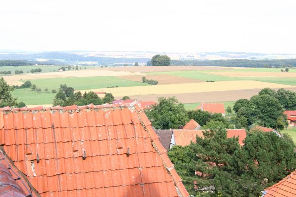 Blick vom Kirchturm nach Osten