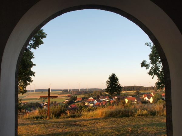 Blick aus der Himmelsbergkapelle - Sonnenaufgang