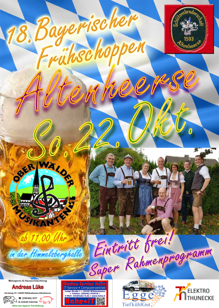 18. Bayerischer Frühschoppen 2023 in Altenheerse
