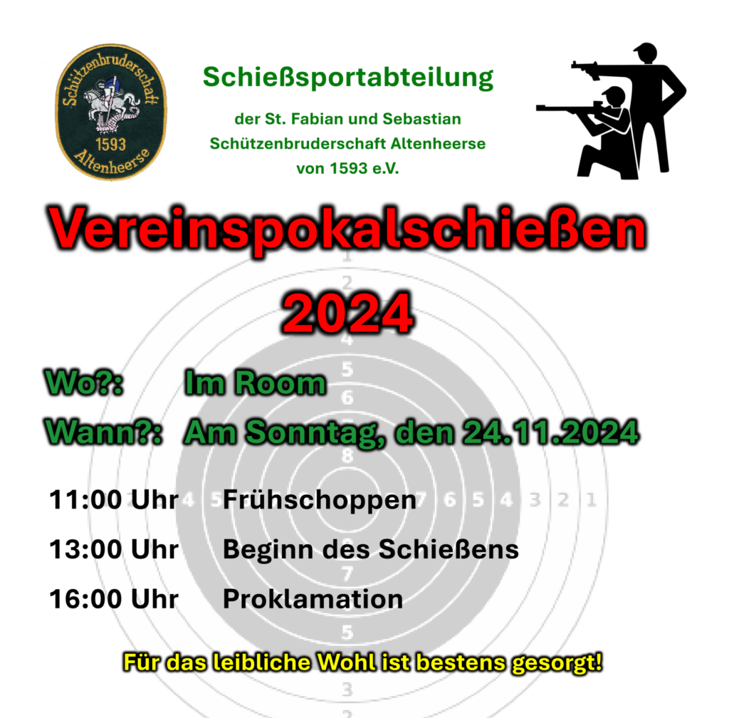 Vereinspokalschießen 2024
