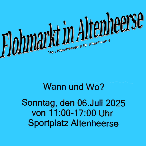 Flohmarkt Altenheerse